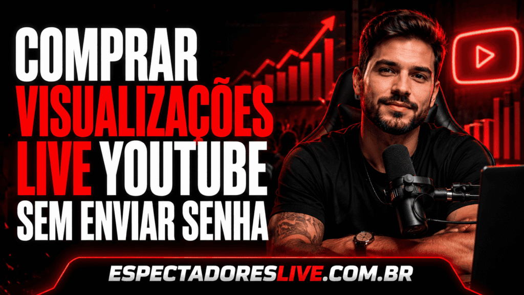 Comprar visualizações live YouTube com atendimento humano. Prepare o link público, agende sua transmissão e confira as opções sem enviar senha.