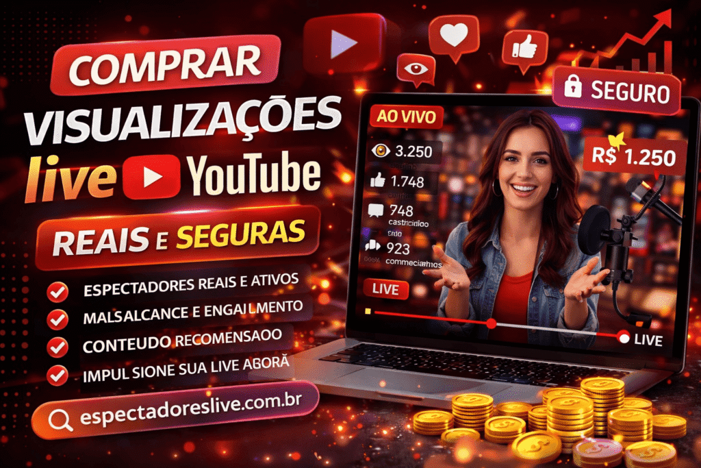 comprar visualizações live youtube